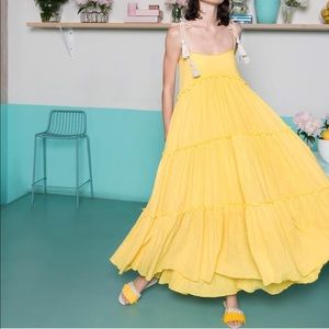 Brand new Zanyan the label dress yellow